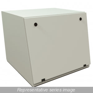 Hammond 2CST206043 Series 2000 Extra Deep Turret Unit, NEMA 3R, 4, 12 and 4X, 304 Stainless Steel, 20" H x 60" W x 16.62"/23.31" D.