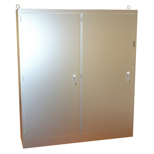 Hammond 2UHD907920N4SS N4X 304 Stainless Steel Multi-Door Freestanding Disconnect Enclosure 90" x 79" x 20"