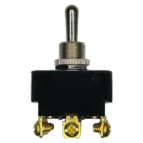 Philmore 30-050 Toggle Switch DPDT (On)-Off-(On), 20A@125VAC / 10A@277VAC, Screw Terminals