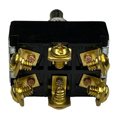 Philmore 30-051 Toggle Switch DPDT On-Off-(On), 20A@125VAC / 10A@277VAC, Screw Terminals