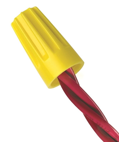 Ideal 30-074 Wire Nut / Wire Connector, Model 74B Yellow, 600V 18-12AWG, 100/Pack