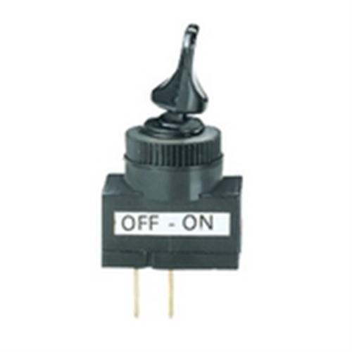 Philmore 30-12170 Automotive Toggle Switch SPST On-Off, 20A@12VDC, Black with QC Terminals *Not Rated for 120/220VAC*