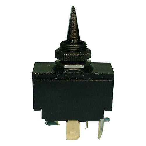 Philmore 30-125 Reversing Toggle Switch DPDT (On)-Off-(On), 21A@14VDC, QC Terminals *Not Rated for 120/220VAC*