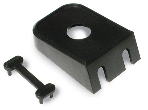 Philmore 30-12585 Round Modular Switch Bracket, for 0.50" Diameter Hole Mounted Switches, 2/Pack