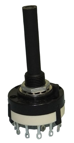 Philmore 13-15203 Rotary Switch 2 Pole 3 Position Non-Shorting, 0.3A@125VAC, Solder Terminals
