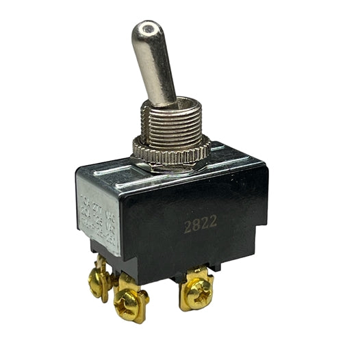 Philmore 30-312 Heavy Duty Toggle Switch DPST On-Off, 20A@125VAC / 10A@277VAC, Screw Terminals