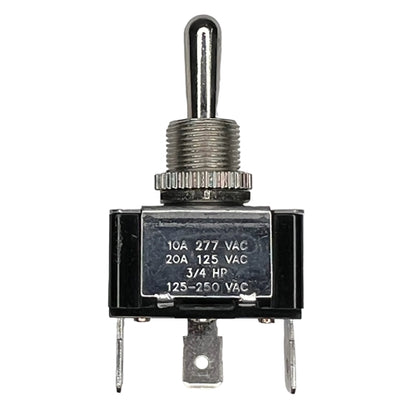 Philmore 30-315 Heavy Duty Toggle Switch SPDT On-Off-On, 20A@125VAC / 10A@277VAC, QC Terminals