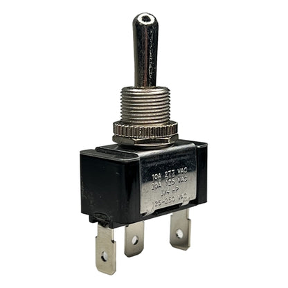 Philmore 30-315 Heavy Duty Toggle Switch SPDT On-Off-On, 20A@125VAC / 10A@277VAC, QC Terminals