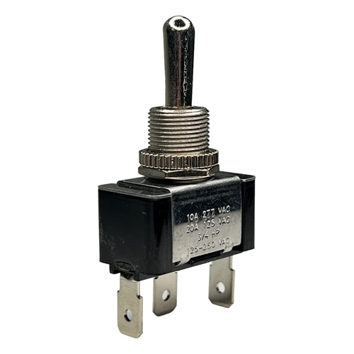 Philmore 30-315 Heavy Duty Toggle Switch SPDT On-Off-On, 20A@125VAC / 10A@277VAC, QC Terminals