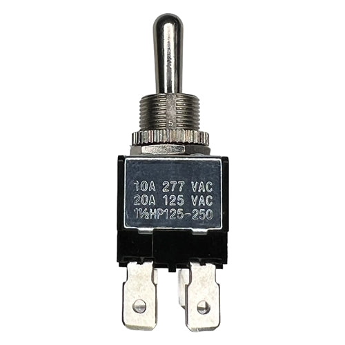 Philmore 30-325 Heavy Duty Toggle Switch DPDT On-Off-On, 20A@125VAC / 10A@277VAC, QC Terminals