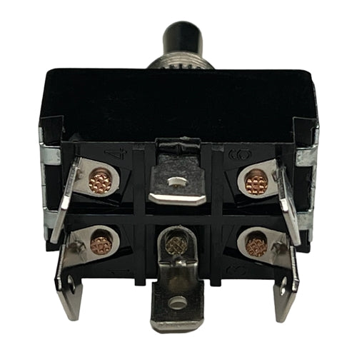 Philmore 30-330 Heavy Duty Toggle Switch DPDT (On)-Off-(On) , 20A@125VAC / 10A@277VAC, QC Terminals