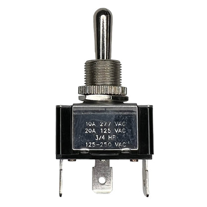 Philmore 30-335 Heavy Duty Toggle Switch SPDT (On)-Off-(On) , 20A@125VAC / 10A@277VAC, QC Terminals