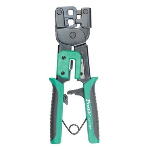 Proskit 300-063 Racheted Modular Crimper for 8P8C/RJ45, 6P2C/6P4C/6P6C RJ11 Modular Plugs