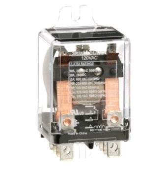 Schneider 300XBXC1-120A Relay 120VAC DPDT 30A@300VAC/28VDC, 15A@600VAC, Flange Mount, UL/CSA