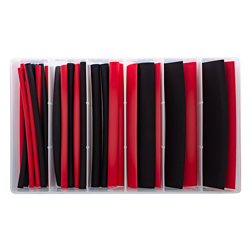 PICO 30603-91 3:1 Black & Red Dual Wall Shrink Tube Kit, 30-Piece