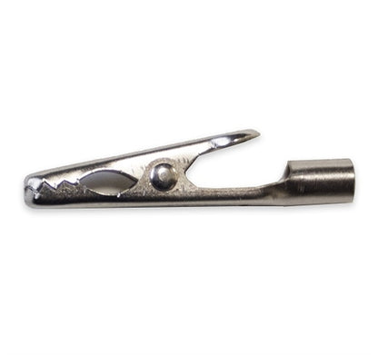 Mueller BU-30BL Miniature Steel Alligator Clip with Barrel, 5AMP