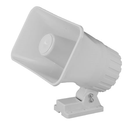 Wbox Technologies 0E-30WCSIREN 8" x 5" 6-12VDC 30W Siren, 119dB Output, Weather Resistant for Indoor/Outdoor Use