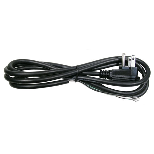 Mode 31-032RA-0 SJT Line Cord 16/3 with Right Angle Plug, Stripped and Tinned Leads, 6' Long