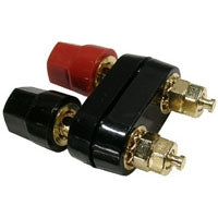 Mode 31-440-0 Gold Plated Dual Binding Post (Red/Black), 30A