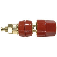 Mode 31-442-0 Gold Plated 5 Way Large Red Binding Post, 15A@125VAC
