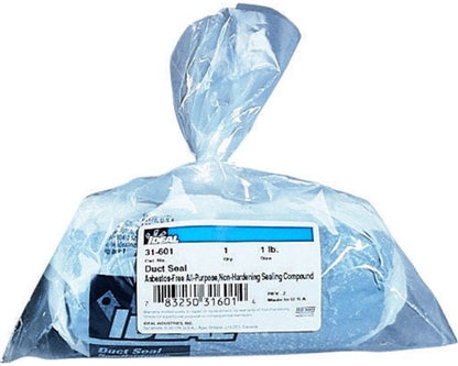 Ideal 31-601 Duct Seal Sealing Compound, 1LB Block, Seals Around Junction Boxes, Flashings and Service Entrances