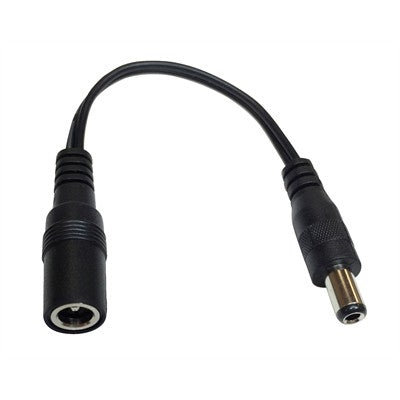 Circuit-Test 310-652 Coaxial Power Plug Adapter, 2.5mm x 5.5mm Jack to 2.1mm x 5.5mm Plug, DC Power
