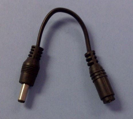 Circuit-Test 310-652 Coaxial Power Plug Adapter, 2.5mm x 5.5mm Jack to 2.1mm x 5.5mm Plug, DC Power