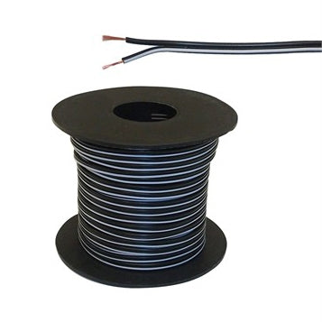 Circuit-Test 310-997 Black Speaker / Power Wire 22AWG with White Tracer Line