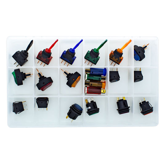 PICO 31810-91 Illuminated Switches Kit, 21-Piece