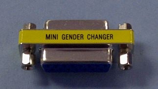 Mode 32-026-0 DB15 15 Pin RS232 Gender Changer Adapter (Female to Female)