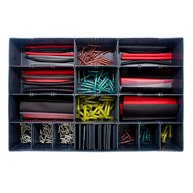 PICO 32008-91 Shrink Tube Terminals, Non-Insulated Terminals & Shrink Tube Kit, 274-Piece