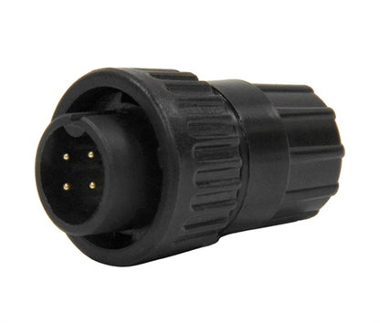 Conxall 3282-4PG-3DC Connector 4 Pin Male Cable Plug, IP67 Certified, 20AWG Gold Plated Contacts, Solder Style