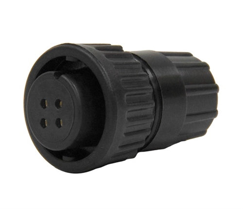 Conxall 3282-4SG-3DC Connector 4 Pin Female Cable Plug, IP67 Certified, 20AWG Gold Plated Contacts, Solder Style