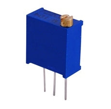 Bourns 3296W-1-202LF 2kohm Trimmer, 25 Turn, Cermet, Top Adjust, 3/8" Square, Through Hole: 2kohm 2K Ohm