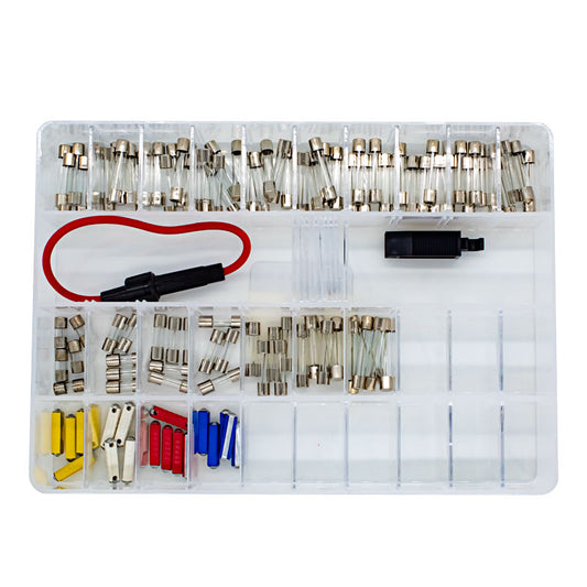 PICO 33504-91 Glass Fuses, Fuse Holder & Fuse Puller Kit, 107-Piece