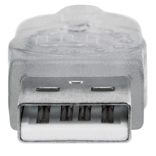 Manhattan 336314 Hi-Speed USB Extension Cable, USB 2.0, Type-A Male to Type-A Female, 480 MBps, 1.8 M (6 Ft.)