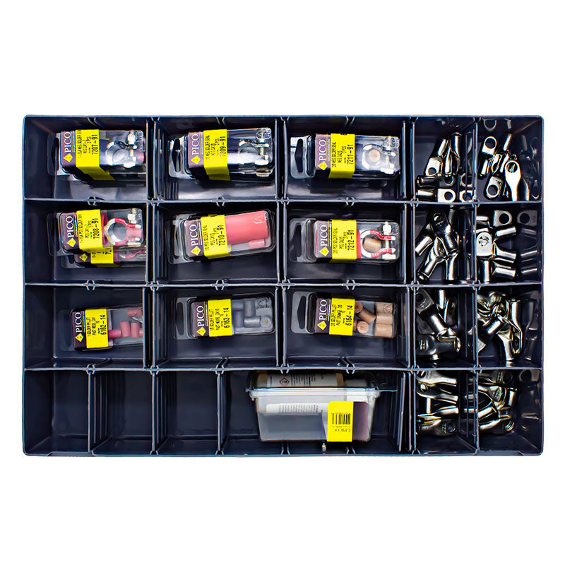 PICO 34009-91 Solder & Seal Battery Terminals & Lugs Kit, 82-Piece