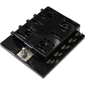 PICO 3409-31 10-WAY ATC Blade Fuse Block 12VDC, 30A Max. Per Circuit, Tab Terminals