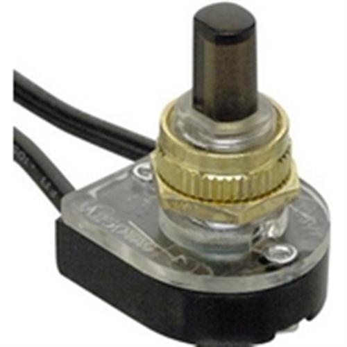 GC 35-852 Push Button Appliance Switch SPST On-Off, 6A@125VAC / 3A@250VAC
