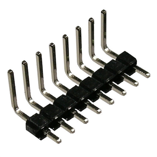 Mode 36-340G-0 Right Angle Single Row 40 Pin .100" PC Breakaway Header