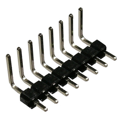 Mode 36-340G-0 Right Angle Single Row 40 Pin .100" PC Breakaway Header