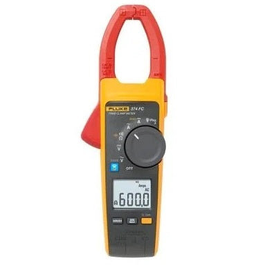 Fluke 374 FC True RMS AC/DC Clamp Meter, Iflex Flexible Current Probes Not Included