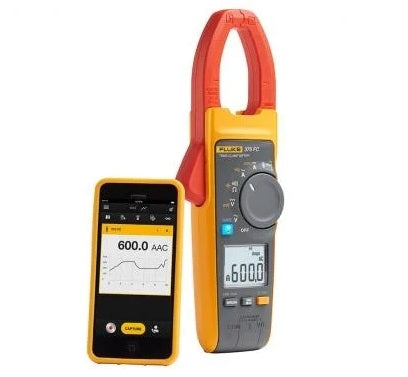 Fluke 375 FC True RMS AC/DC Clamp Meter, Iflex Flexible Current Probes Not Included