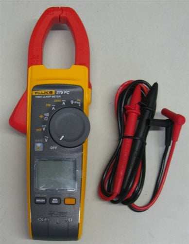 Fluke 375 FC True RMS AC/DC Clamp Meter, Iflex Flexible Current Probes Not Included