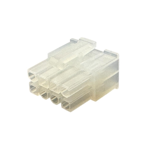 Molex 39-01-2080 Mini-Fit Jr. Receptacle Housing, Dual Row, 8 Position, UL 94V-2, Natural