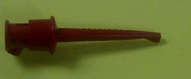 Pomona 3925-2 Minigrabber Test Clip, Red