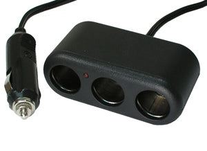 PICO 3927-11 12V 3-WAY Adapter for Lighter-Type Socket, with Indicator Light