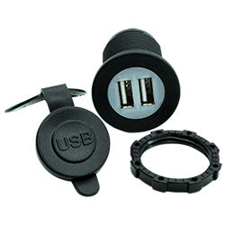 PICO 3931-34 2.1 Amp 12-24V DC Dual USB Socket, 10-Piece