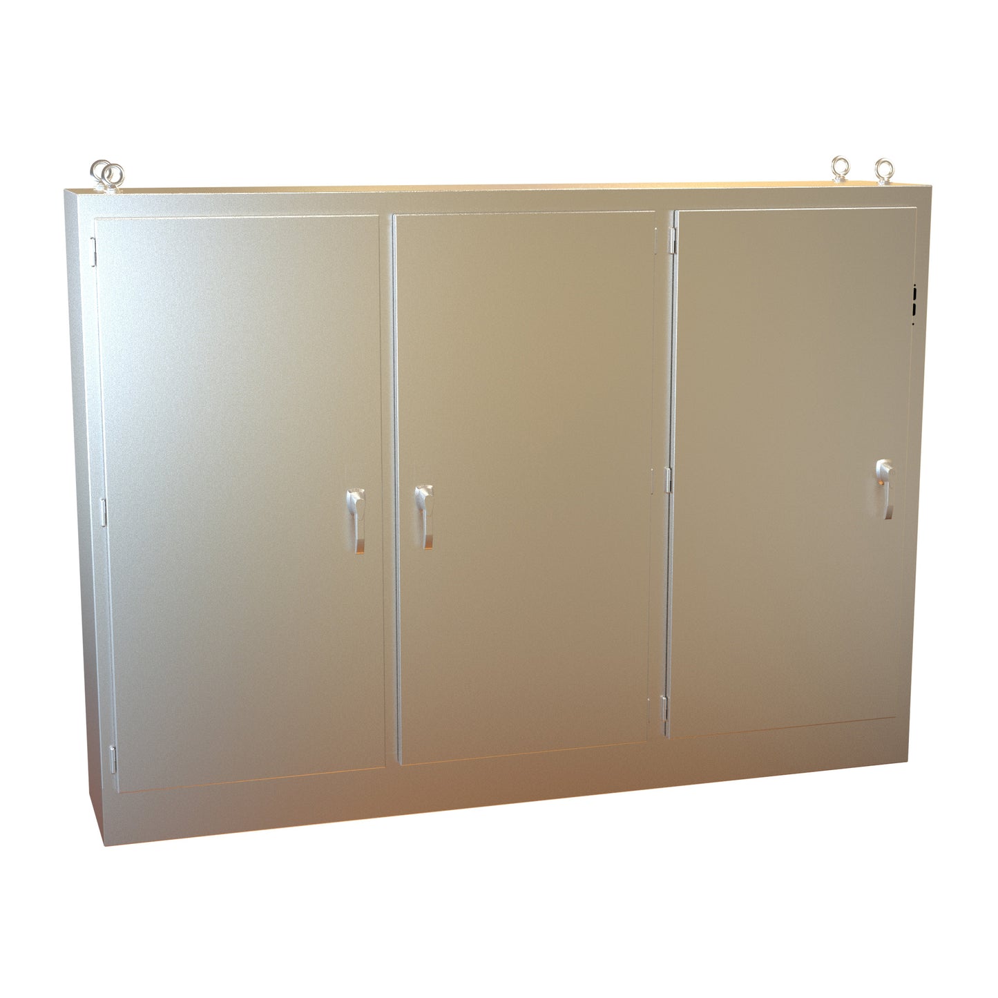 Hammond 3UHD7210118N4SS N4X 304 Stainless Steel Multi-Door Freestanding Disconnect Enclosure 72" x 100.25" x 18"