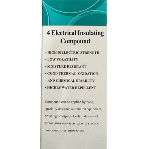 Dupont Molykote 4 Silicone Dielectric Compound 5.3oz/150g, Clear Translucent Color *for Insulating/Lubricating*